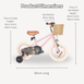Steel Pedal Bike with Carry Strap Bundle