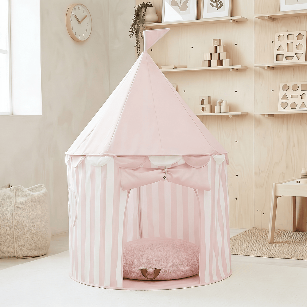 Stripe Circus Tent - Preorder Blush Pink