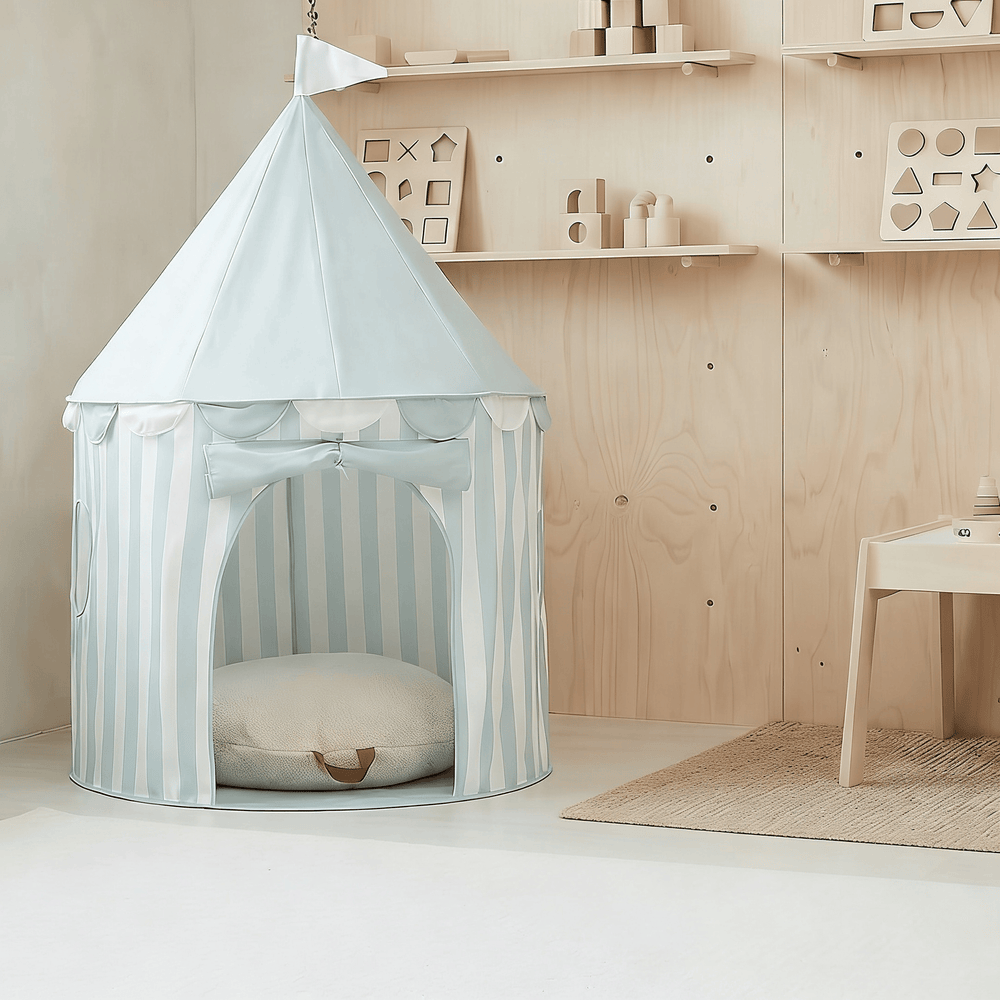 Stripe Circus Tent with Play Tunnel Bundle Sage
