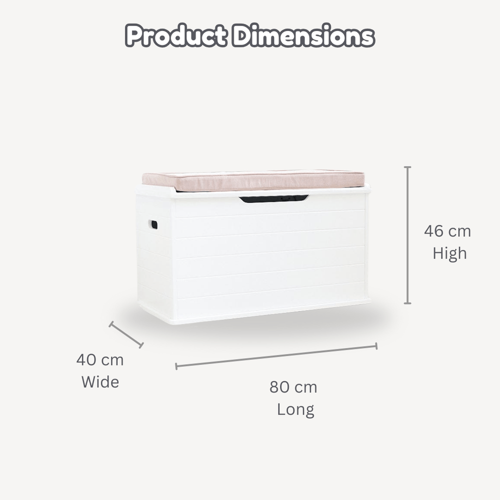 Taylor Toy Box w/ Corduroy Cushion