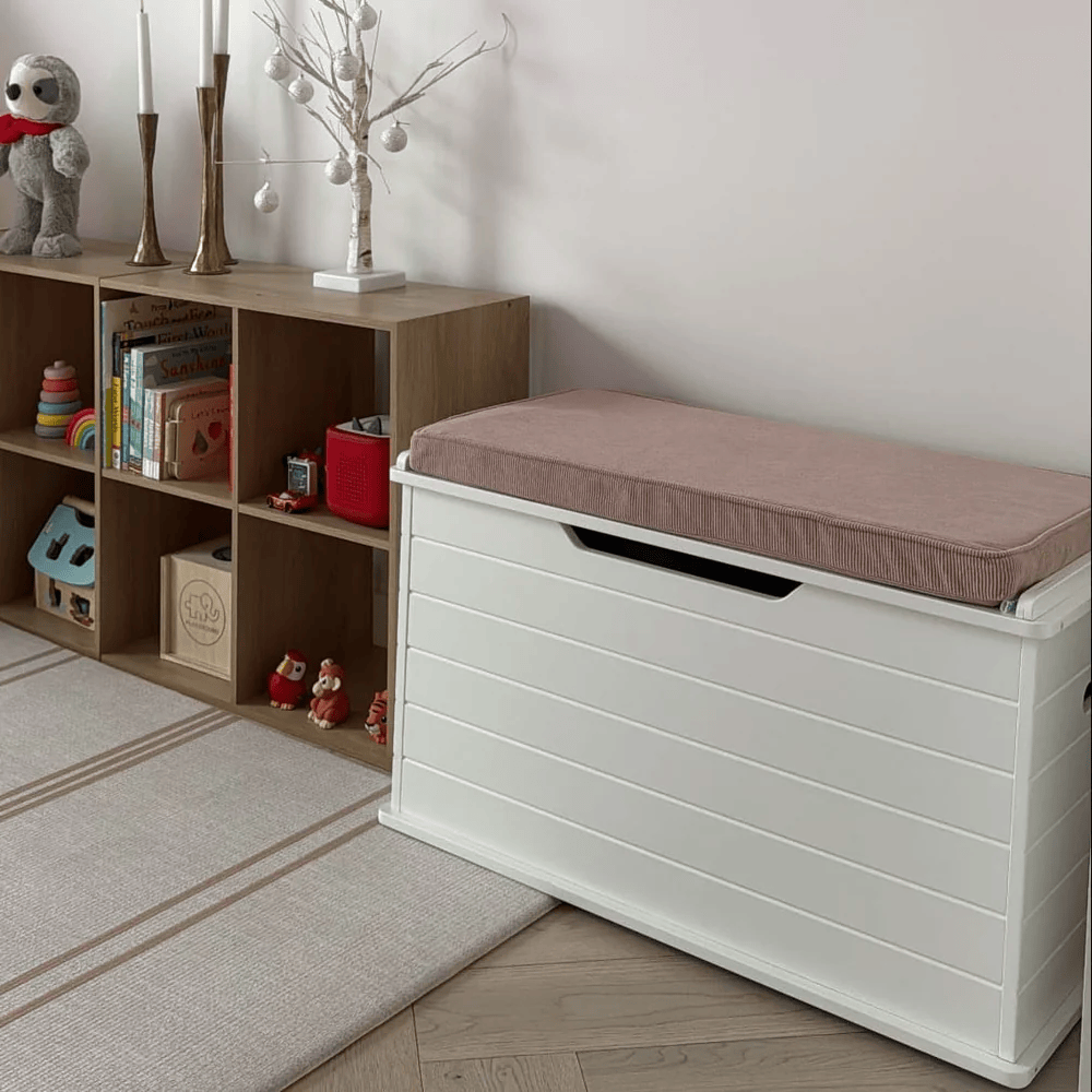 Taylor Toy Box w/ Corduroy Cushion