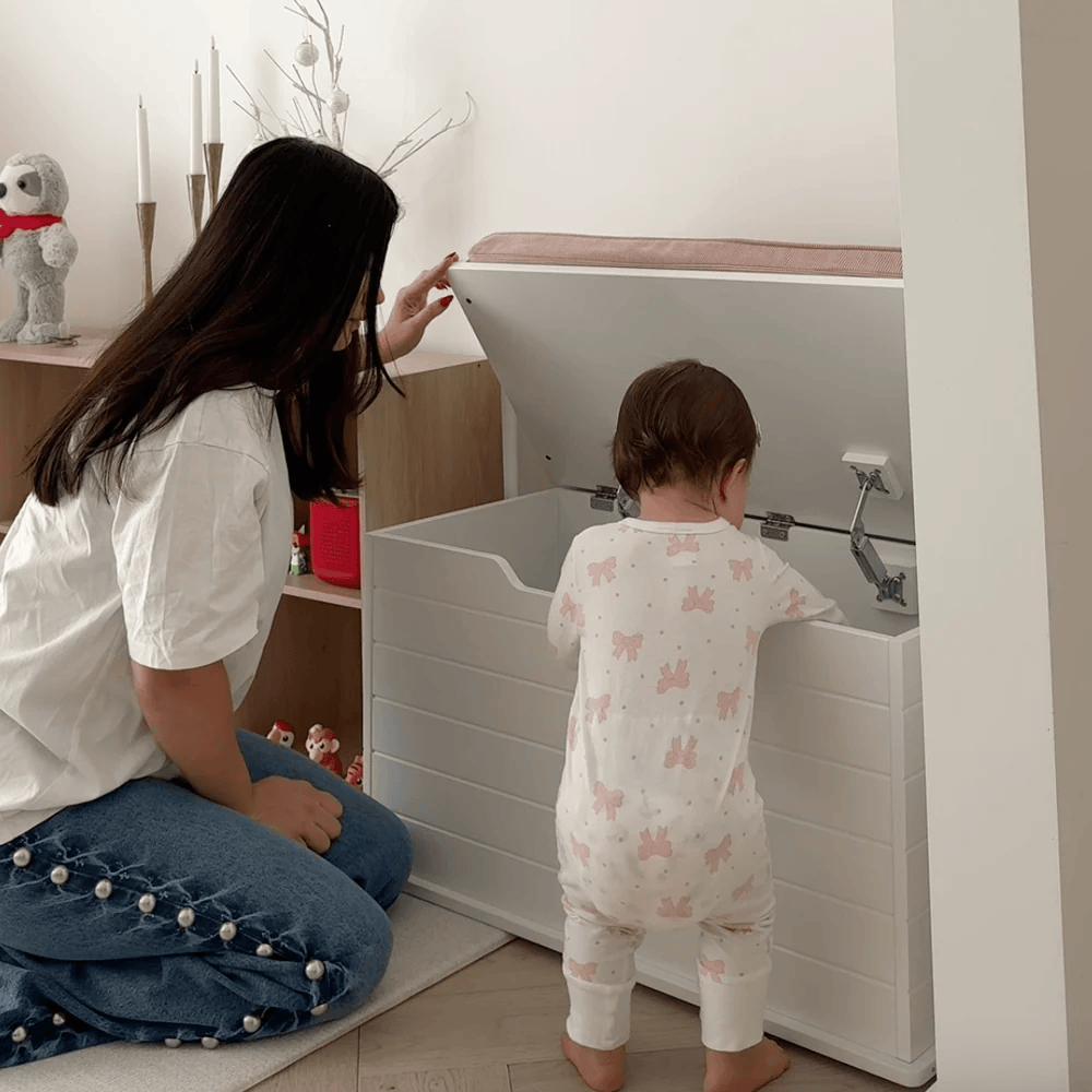 Taylor Toy Box w/ Corduroy Cushion