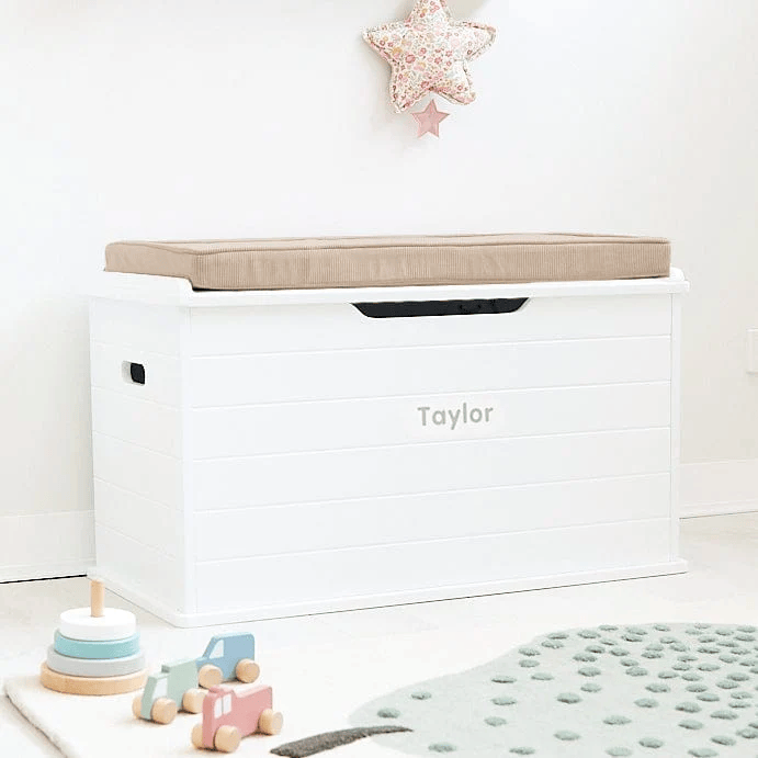 Taylor Toy Box w/ Corduroy Cushion