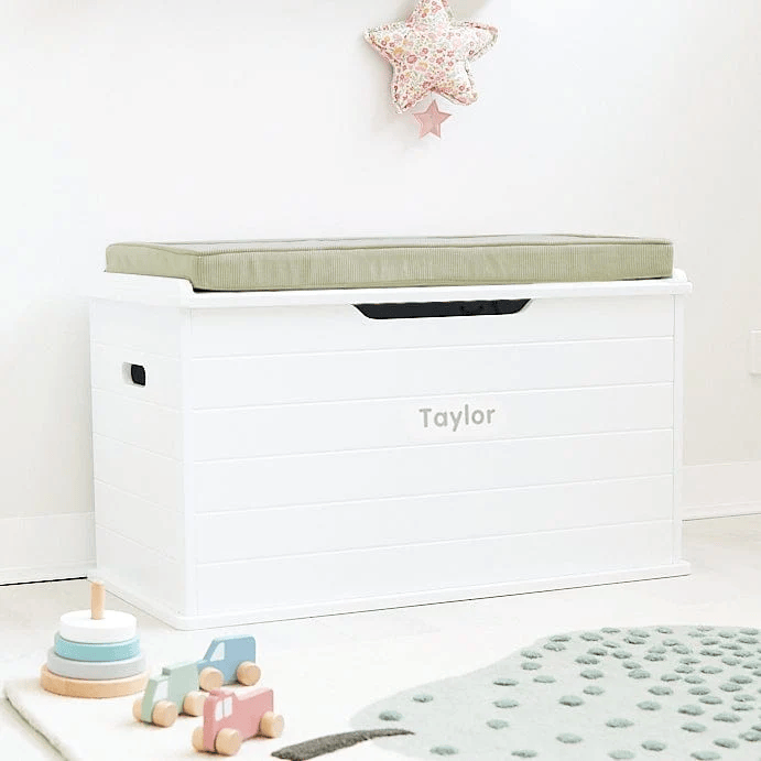 Taylor Toy Box w/ Corduroy Cushion