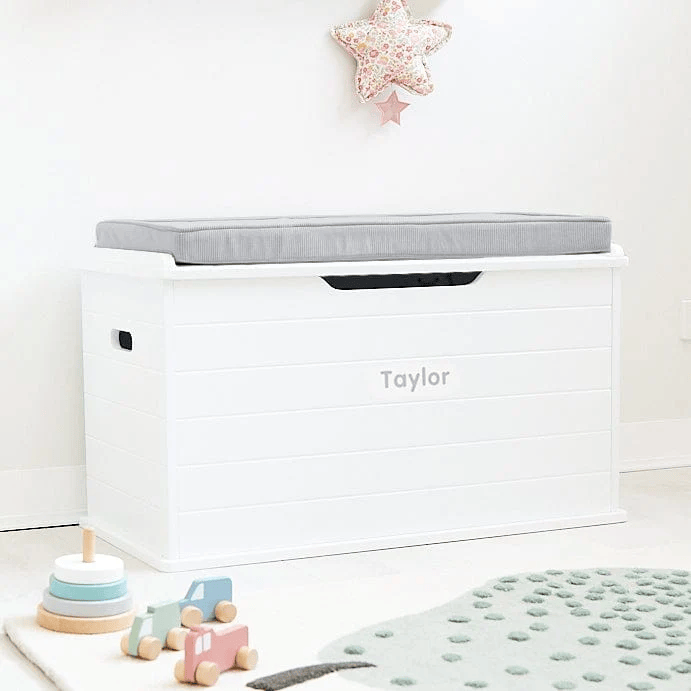 Taylor Toy Box w/ Corduroy Cushion