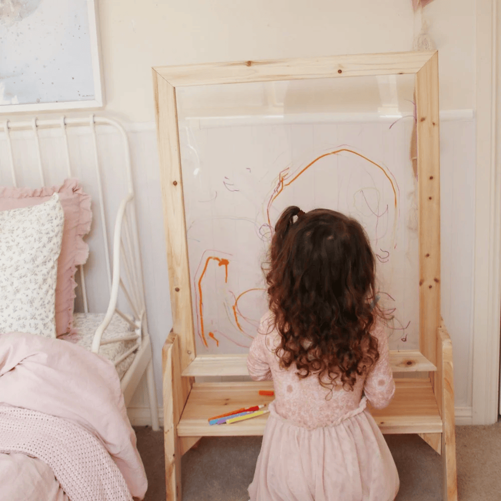 Perspex Easel Creative Bundle with Tiger Tribe Window Markers