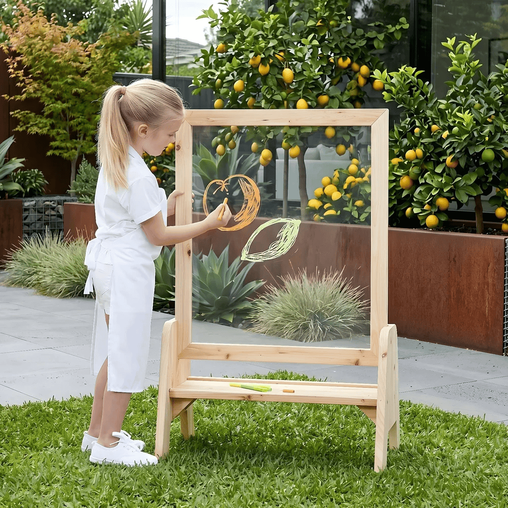 Perspex Easel Creative Bundle with Tiger Tribe Window Markers