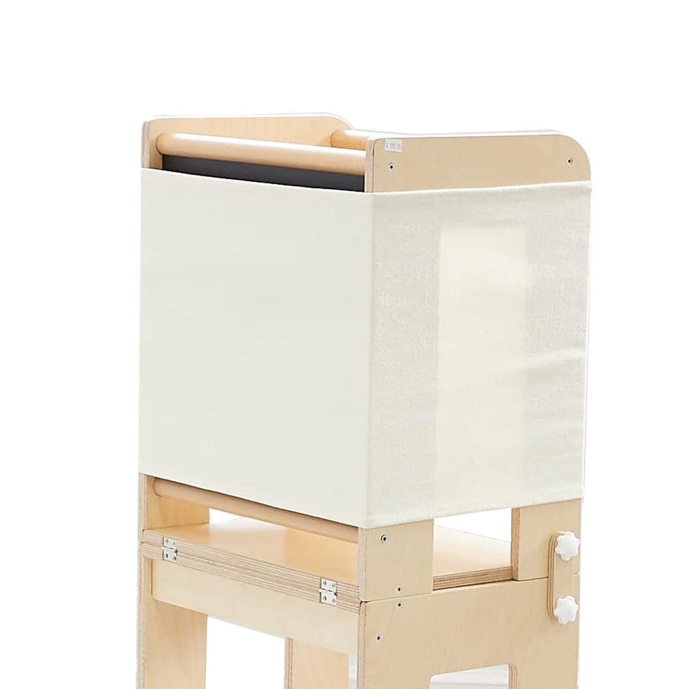 Toddler Safety Guard - 3 in 1 Learning Tower Ivory