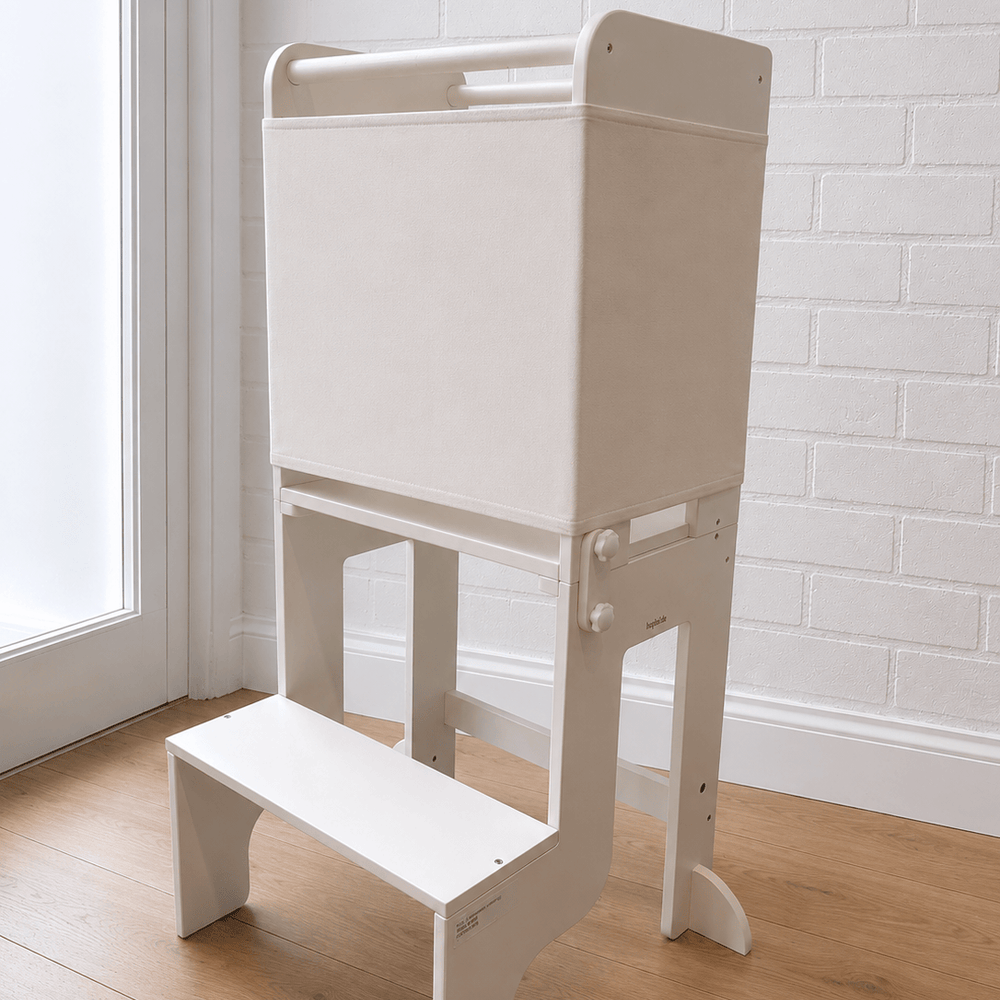 Toddler Safety Guard - 3 in 1 Learning Tower White