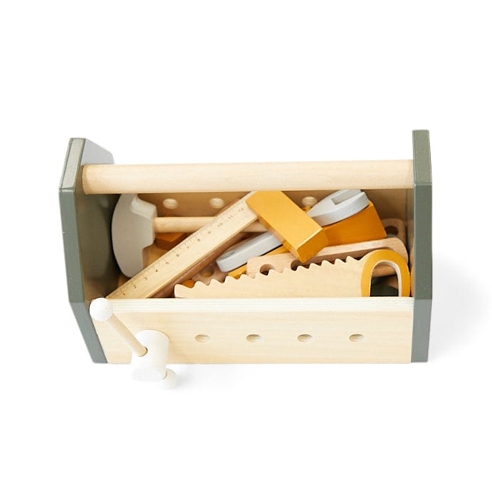 Buy Wooden Toy Tool Box with Tool Set | Kids Toolbox with tools ...