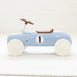 Vintage Ride-on Steel Racer Car Dusty Blue