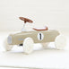 Vintage Ride-on Steel Racer Car French Beige