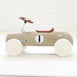 Vintage Ride-on Steel Racer Car French Beige