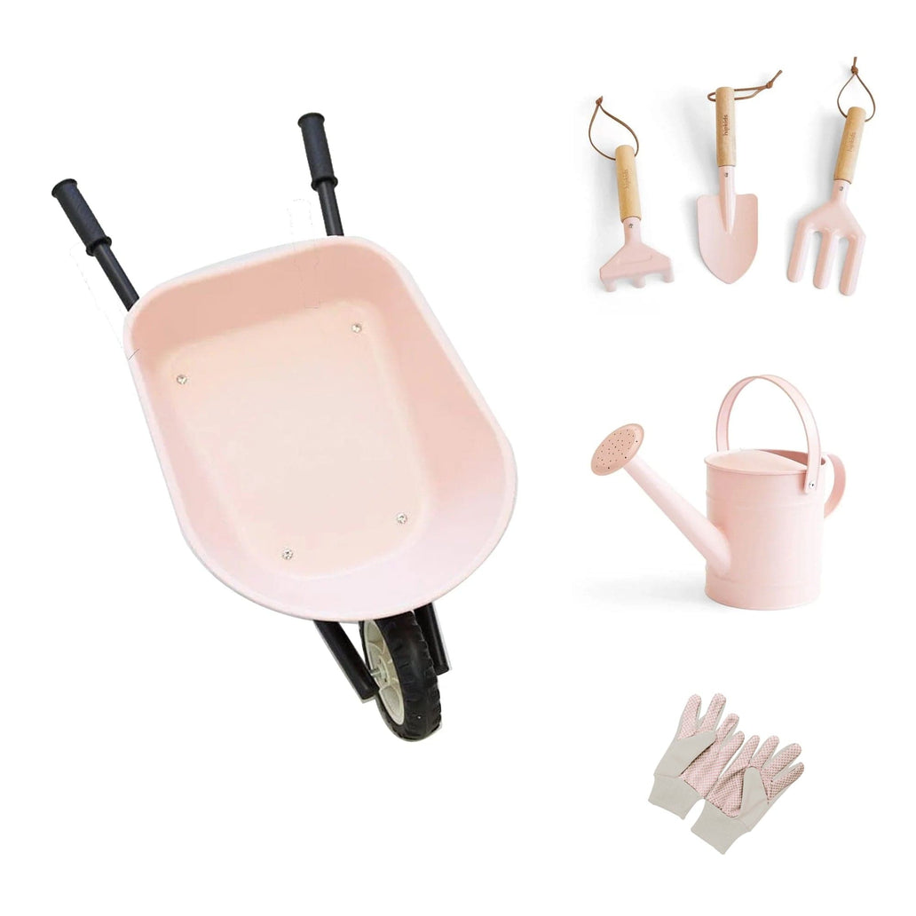 Wheelbarrow Garden Bundle Blush Pink