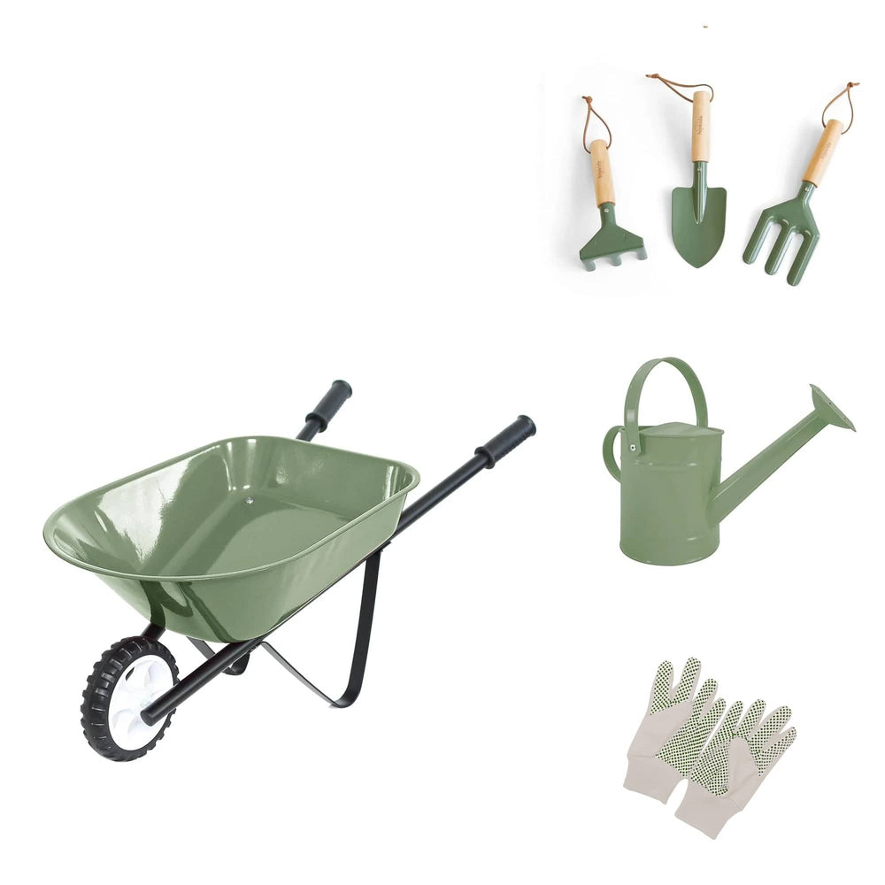 Wheelbarrow Garden Bundle Olive