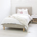 Willow Upholstered Bed Biscotti King Single