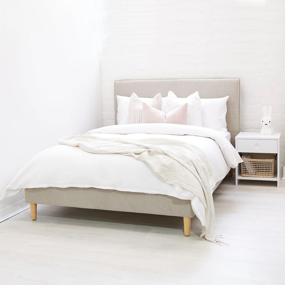 Willow Upholstered Bed Biscotti Double