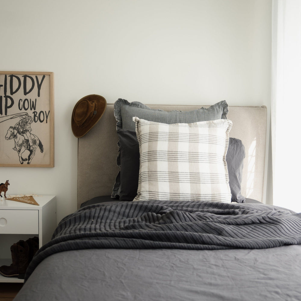 Willow Upholstered Bed Biscotti