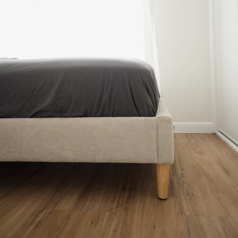 Willow Upholstered Bed Biscotti