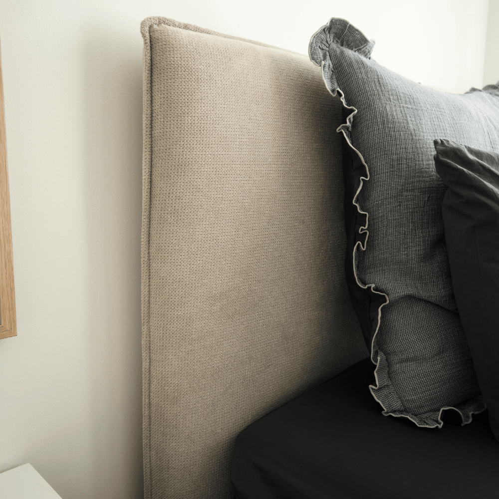 Willow Upholstered Bed Biscotti