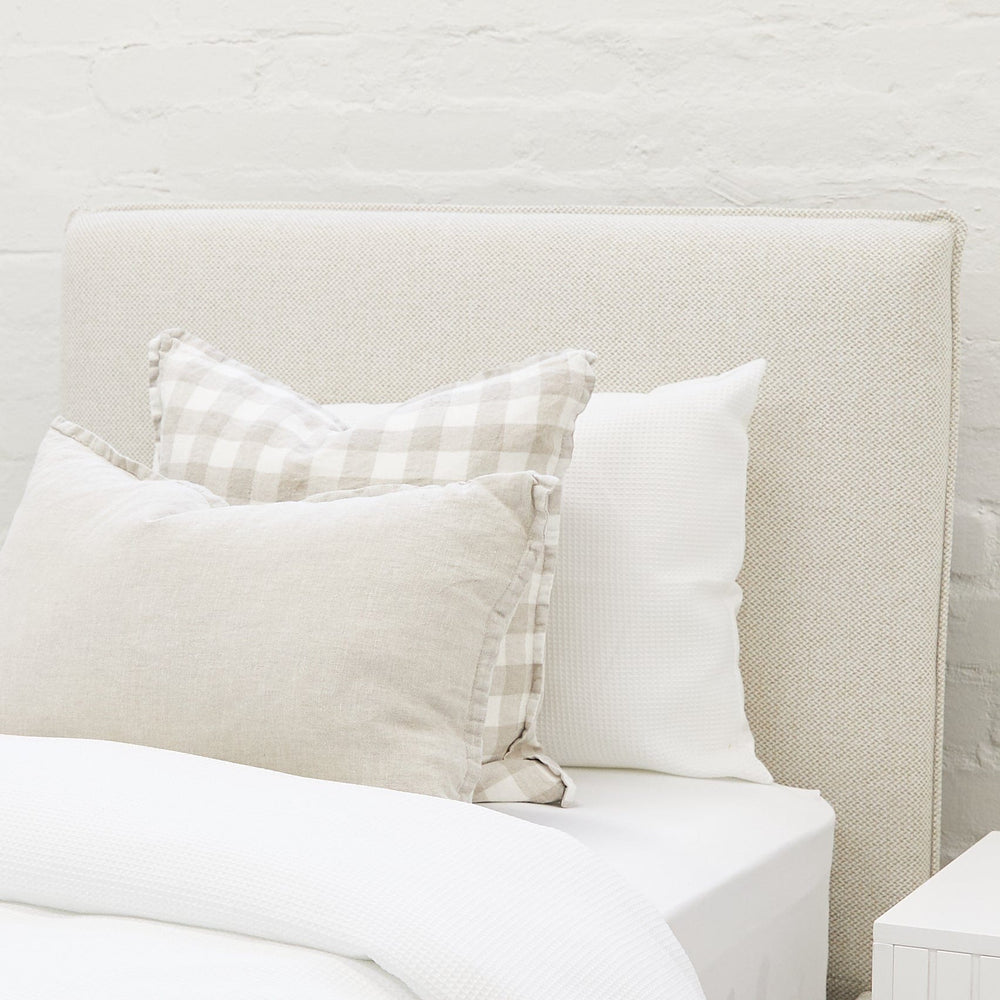 Willow Upholstered Bed Nordic Latte Single