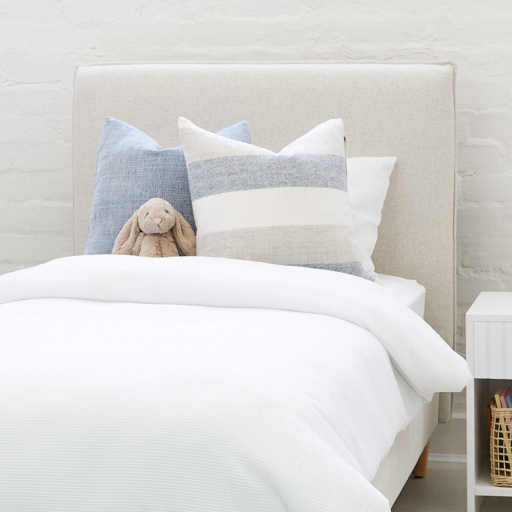 Willow Upholstered Bed Nordic Latte Single