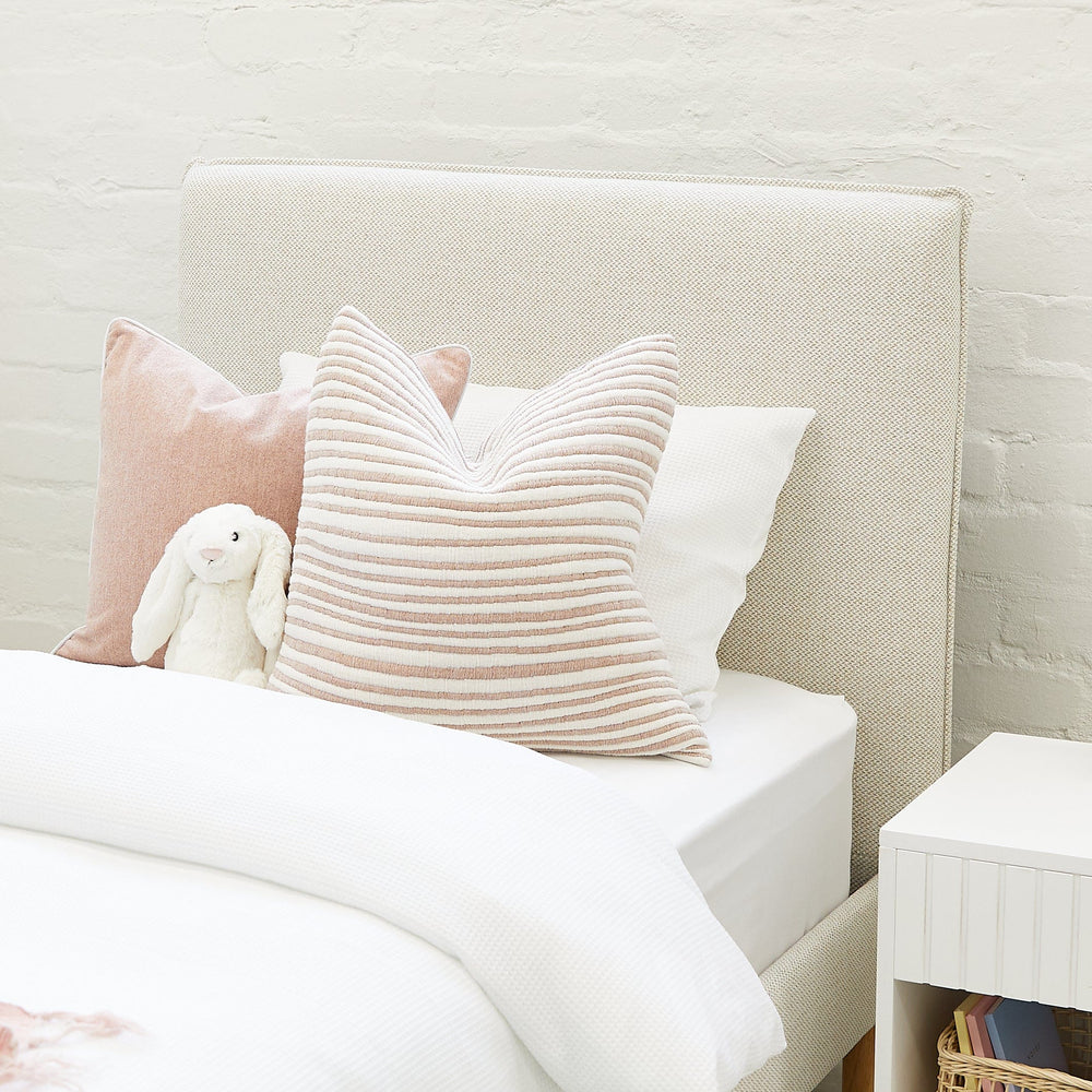 Willow Upholstered Bed Nordic Latte King Single