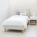 Willow Upholstered Bed Nordic Latte King Single