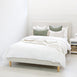 Willow Upholstered Bed Nordic Latte Double