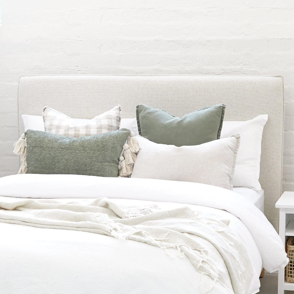 Willow Upholstered Bed Nordic Latte Double