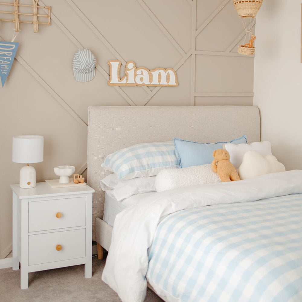 Willow Upholstered Bed Nordic Latte