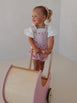 Wooden Moon Doll Pram Blush Pink