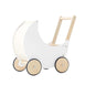 Wooden Moon Doll Pram White