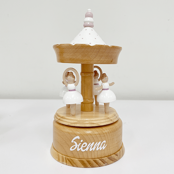 Wooden Musical Carousel - Ballerina