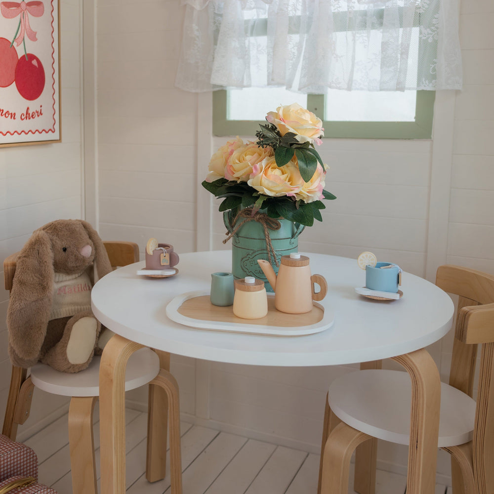 Wooden Tea Set