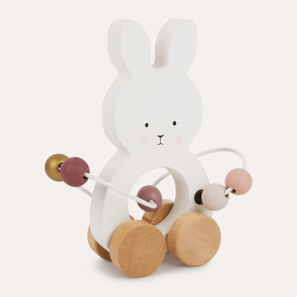 JaBaDaBaDo Pull Bunny with Abacus