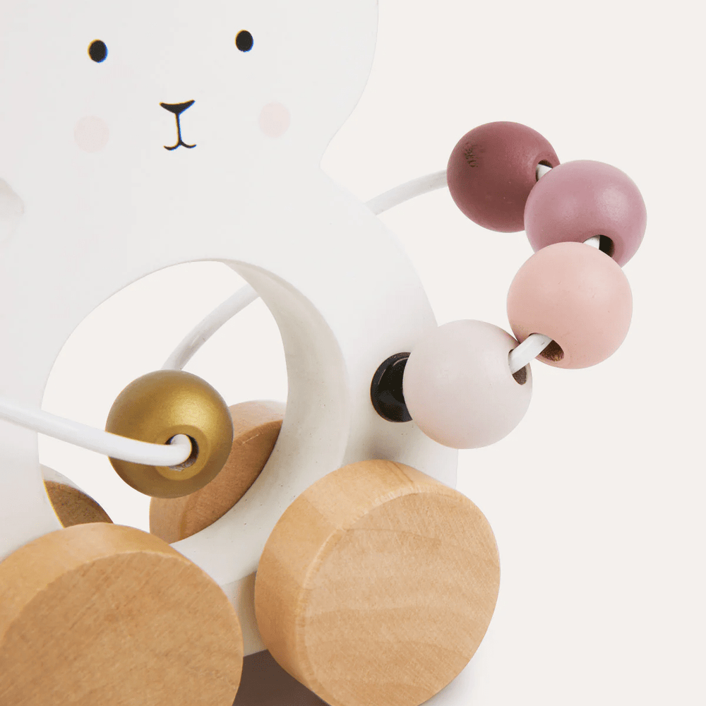 JaBaDaBaDo Pull Bunny with Abacus