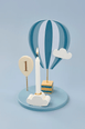 JaBaDaBaDo Blue Air Balloon Candlestick - Preorder