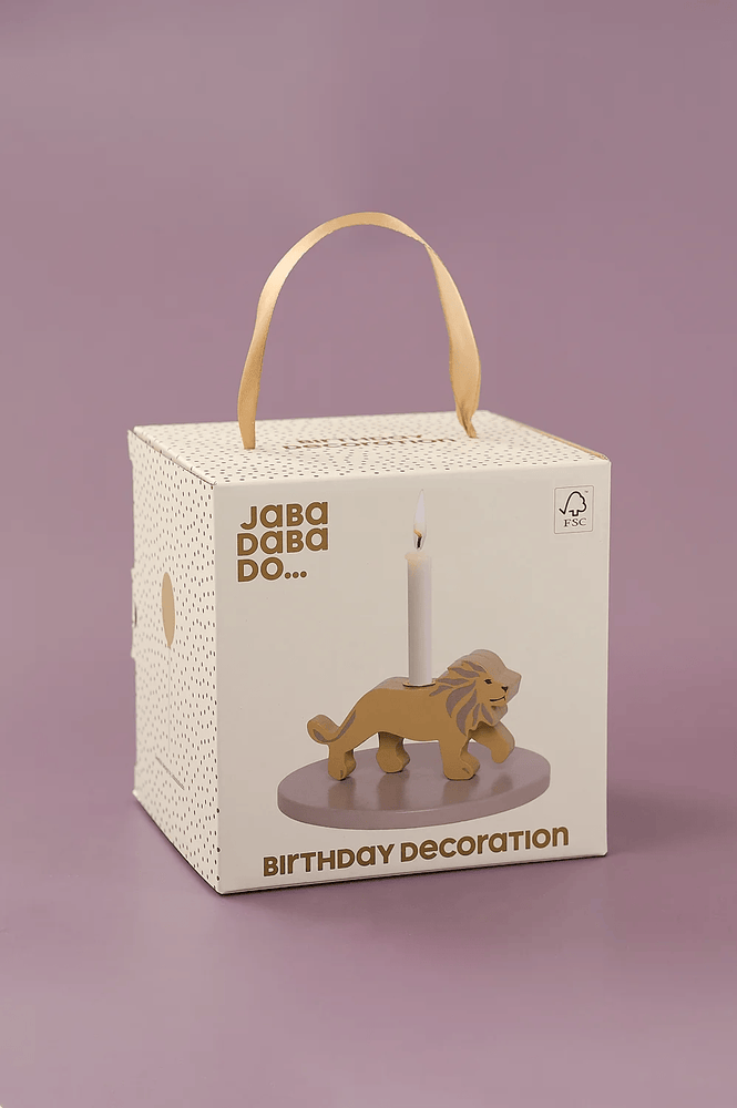 JaBaDaBaDo Lion Candlestick - Preorder
