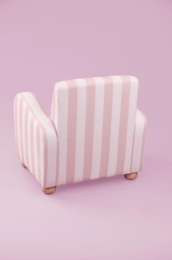 JaBaDaBaDo Chair - Preorder Pink/White Stripes