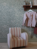 JaBaDaBaDo Chair - Preorder Pink/White Stripes