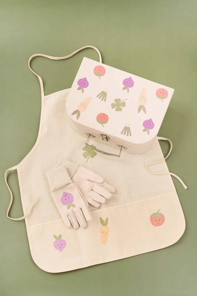 JaBaDaBaDo Garden Apron & Gloves Set - Preorder