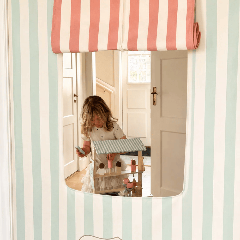 JaBaDaBaDo Ice Cream Shop Curtain - Preorder