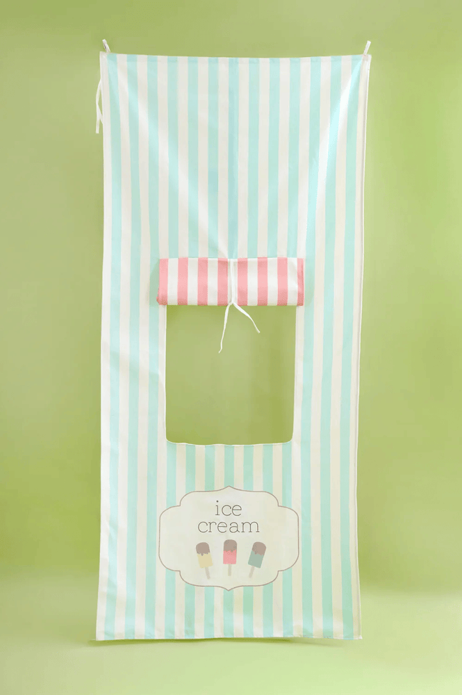 JaBaDaBaDo Ice Cream Shop Curtain - Preorder