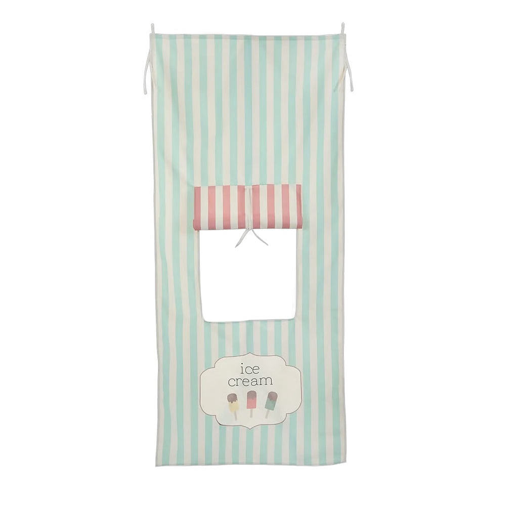 JaBaDaBaDo Ice Cream Shop Curtain - Preorder