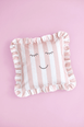 JaBaDaBaDo Pillow - Preorder Pink/White Stripes