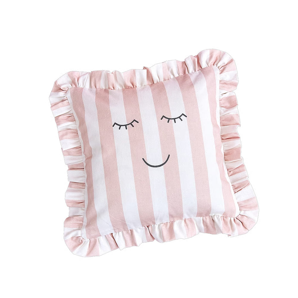 JaBaDaBaDo Pillow - Preorder Pink/White Stripes