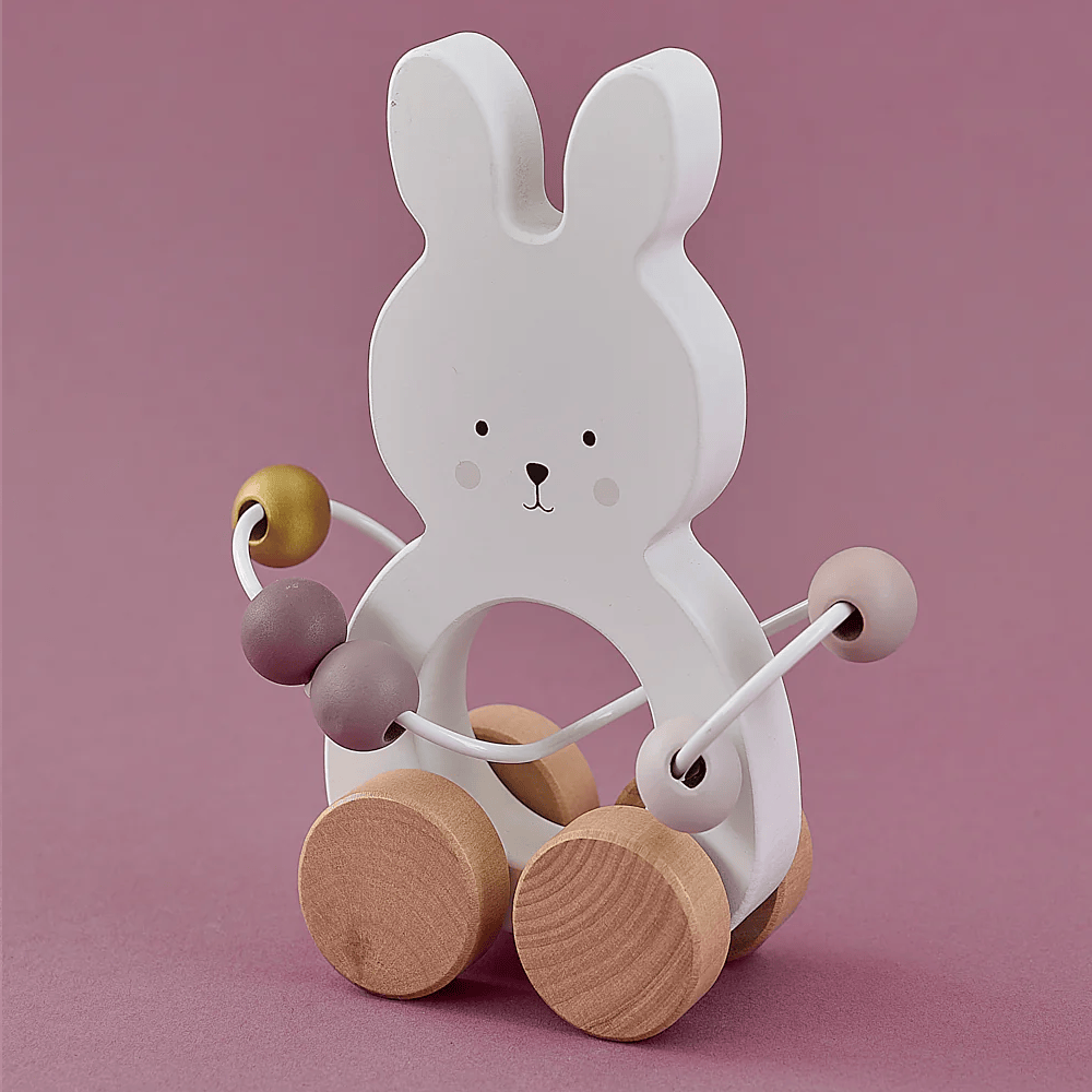 JaBaDaBaDo Pull Bunny with Abacus