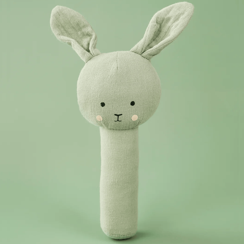 JaBaDaBaDo Rattle Bunny Green