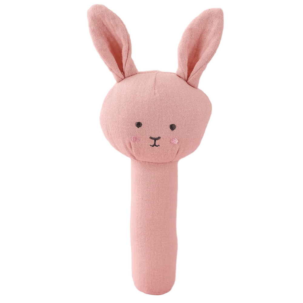 JaBaDaBaDo Rattle Bunny Pink